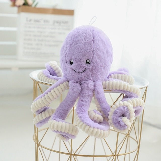 Plush Fuzzy Cuddling Octopus, Five Colors, 0.59-2.6' | 18-80cm Plushie Produce