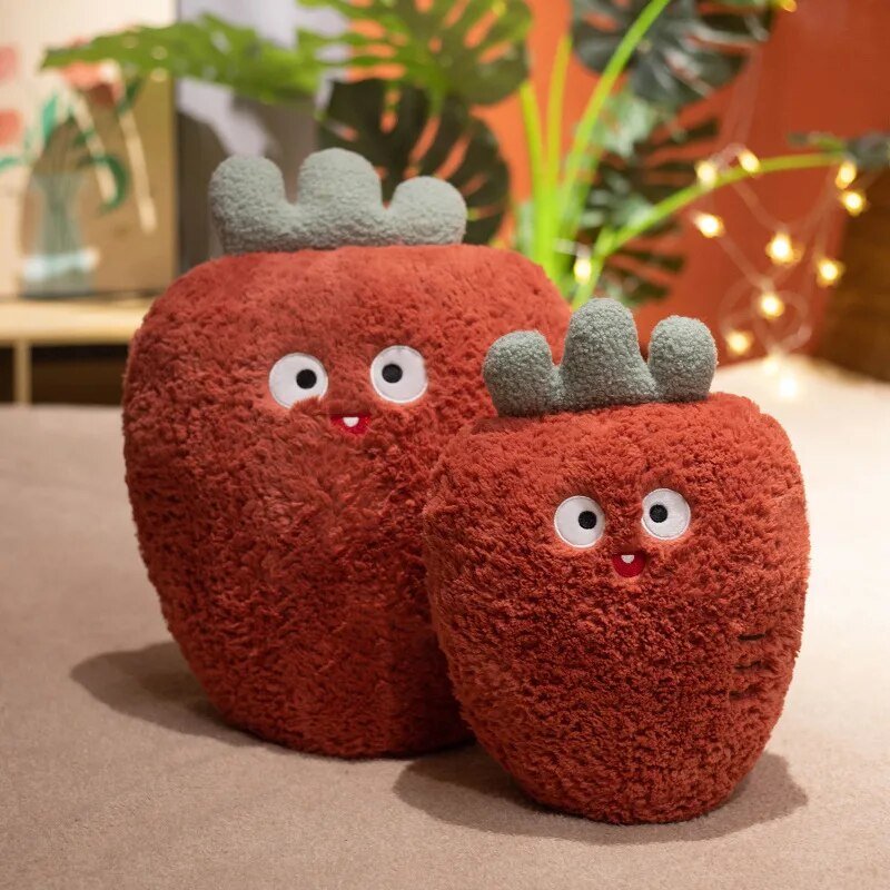 Plushie Fuzzy Fruit w/Optional Handwarmer, 5 Fruits, 14-18" | 36-45 cm