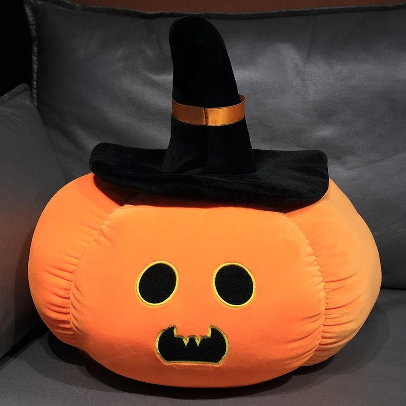 Plush Halloween Jack-O-Lantern, Three Designs, 8-28" | 20-70 cm