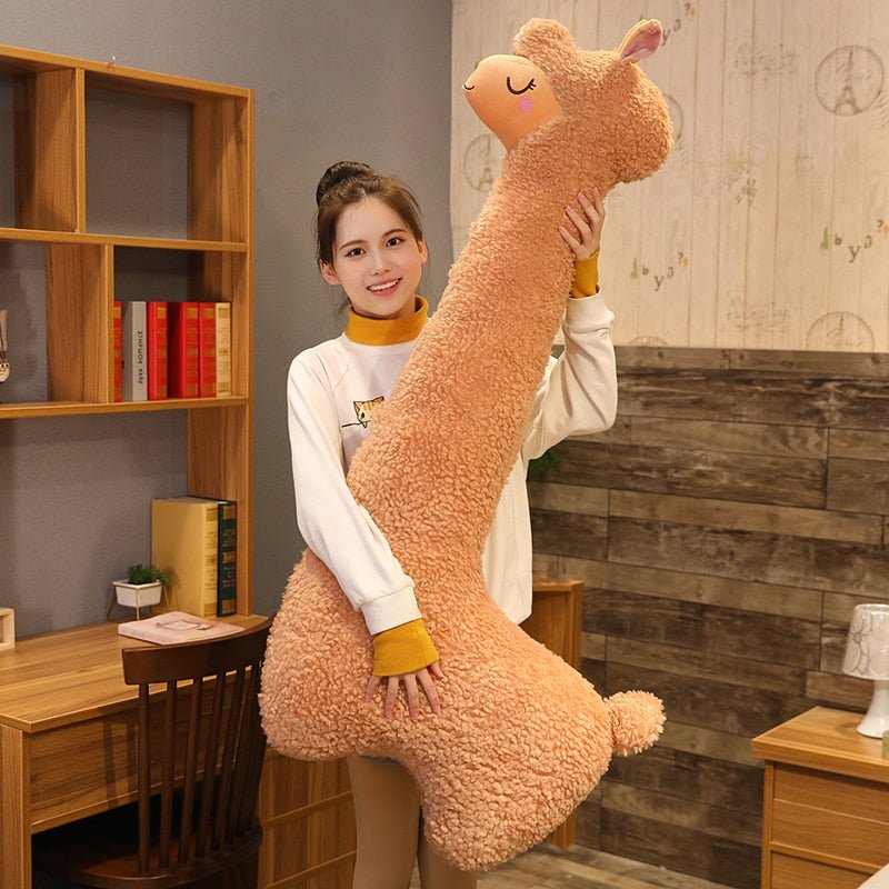 Plush Jumbo Alpaca, 2.5-4.3 ft | 75-130 cm Plushie Produce