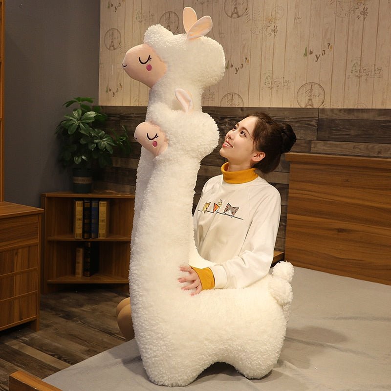 Plush Jumbo Alpaca, 2.5-4.3 ft | 75-130 cm Plushie Produce