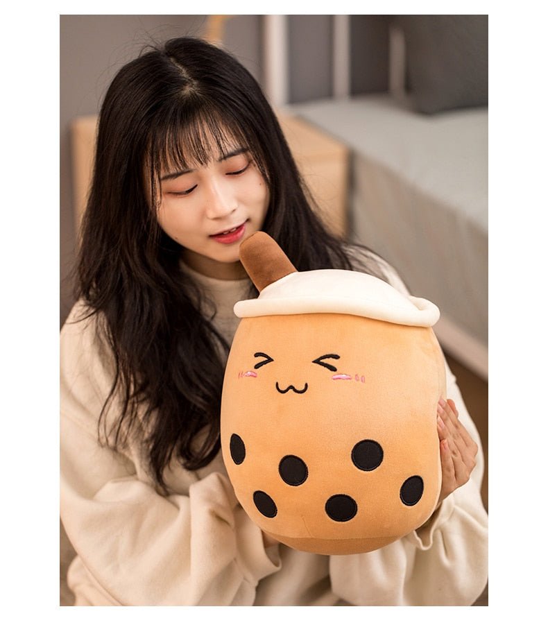 Jumbo Brown Sugar Bubble Tea Plush, 10-28" | 25-70 cm - Plush Produce