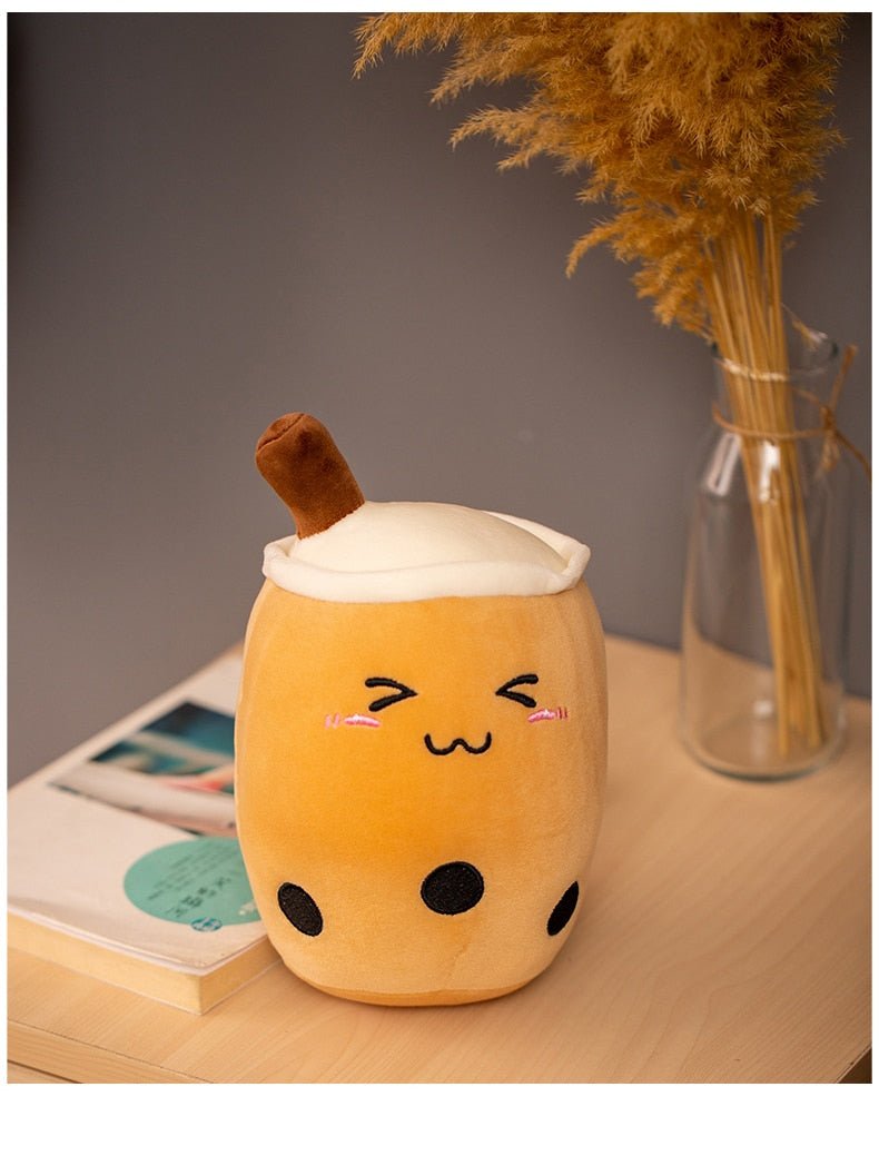 Jumbo Brown Sugar Bubble Tea Plush, 10-28" | 25-70 cm - Plush Produce