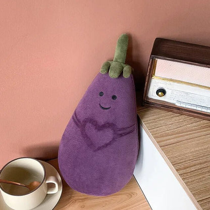 Plushie Jumbo Cartoon Aubergine, 11-31" | 28-80 cm