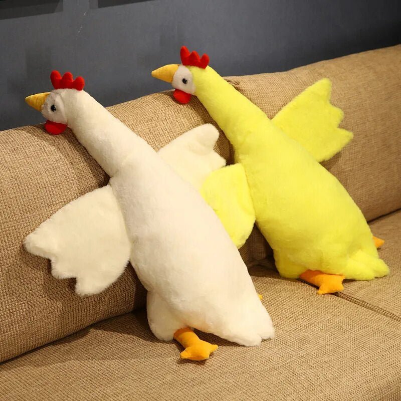 Plush Jumbo Chicken Body Pillow, 1.6-4.4' | 50-135 cm Plushie Produce