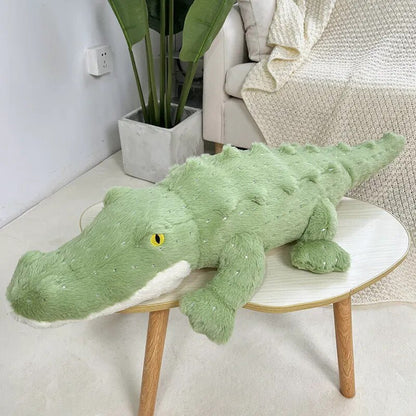 Plush Jumbo Green Crocodile, 1.8-3.8' | 55-115 cm Plushie Produce