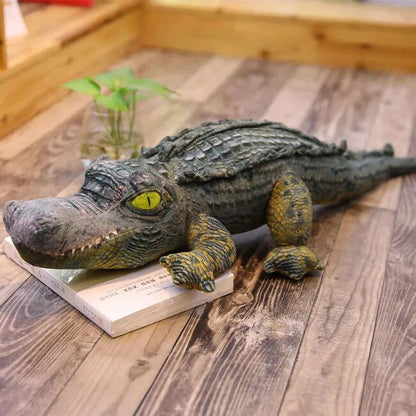 Plush Jumbo Lifelike Crocodile, Two Styles, 1.3-3.9' | 40-120 cm Plushie Produce