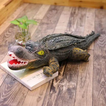 Plush Jumbo Lifelike Crocodile, Two Styles, 1.3-3.9' | 40-120 cm Plushie Produce