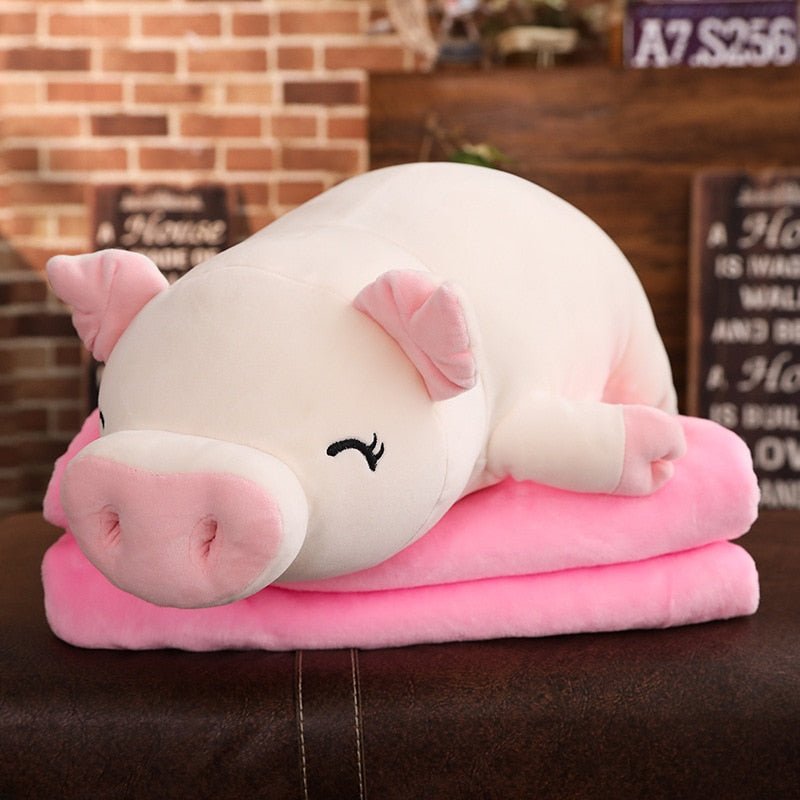 Plush Jumbo Marshmallow Pig, 1.2-3.6' | 38-110 cm Plushie Produce