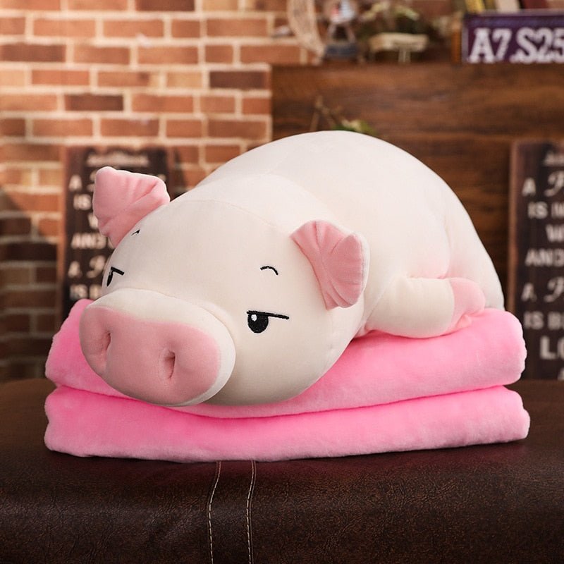 Plush Jumbo Marshmallow Pig, 1.2-3.6' | 38-110 cm Plushie Produce