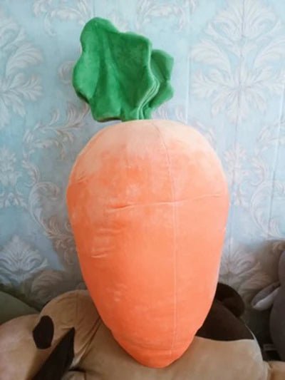 Plush Jumbo Realistic Carrot, 2.3' | 70 cm Plushie Produce