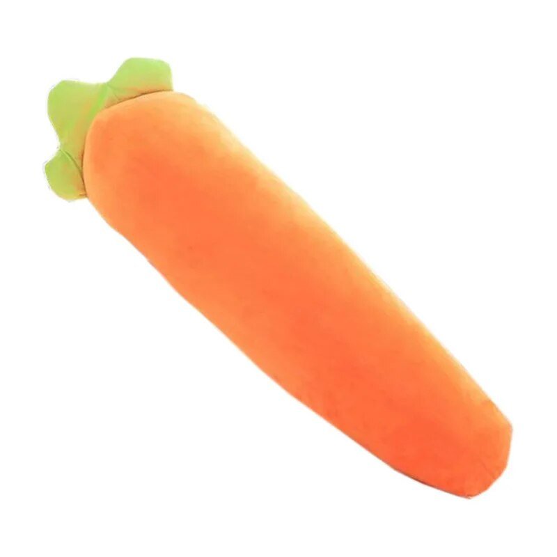 Plush Jumbo Realistic Carrot, 2.5-3.6' | 75-110 cm Plushie Produce