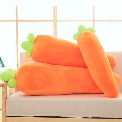 Plush Jumbo Realistic Carrot, 2.5-3.6' | 75-110 cm Plushie Produce