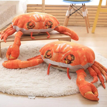 Plush Jumbo Realistic Crab, 2' | 60 cm Plushie Produce