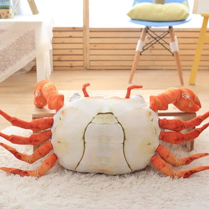 Plush Jumbo Realistic Crab, 2' | 60 cm Plushie Produce