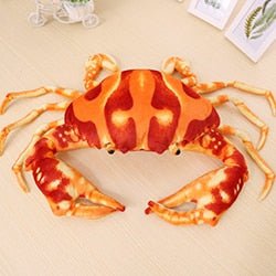 TrueNature Dungeness Crab Plush, 9-30" | 24-75 cm - Plush Produce