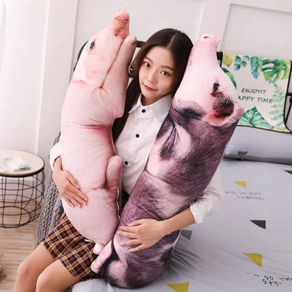 Plush Jumbo Realistic Pig, 1.6-3.9 ft | 50-120 cm Plushie Produce