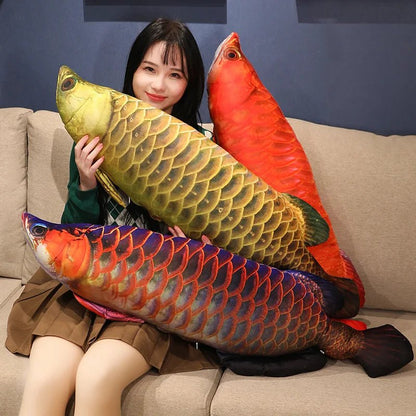 Plushie Jumbo Simulation Fish, 14 Styles, 12-39" | 30-100 cm