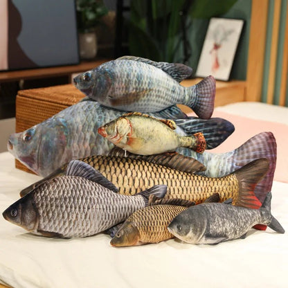 Plushie Jumbo Simulation Fish, 14 Styles, 12-39" | 30-100 cm