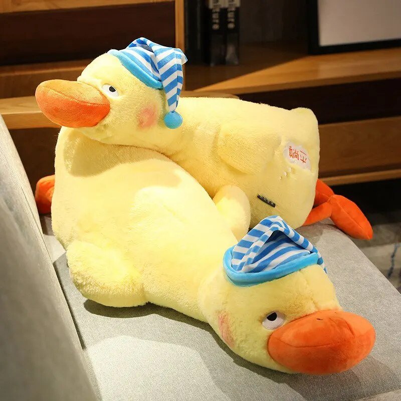 Plush Jumbo Sleepy Duck, 2.3-3.6' | 70-110 cm Plushie Produce