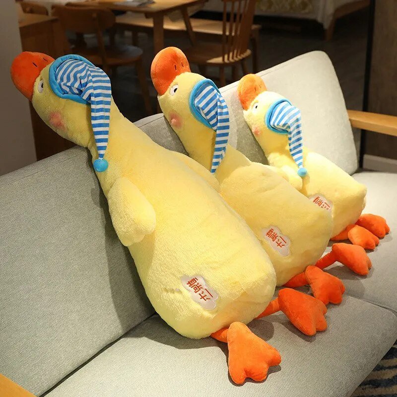 Plush Jumbo Sleepy Duck, 2.3-3.6' | 70-110 cm Plushie Produce