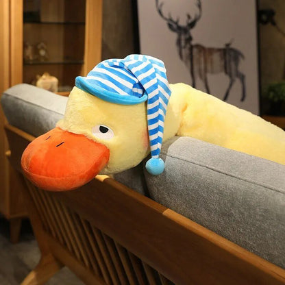 Plush Jumbo Sleepy Duck, 2.3-3.6' | 70-110 cm Plushie Produce