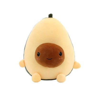 Smiling Creamy Avocado Plush, 12-24" | 30-60 cm - Plush Produce