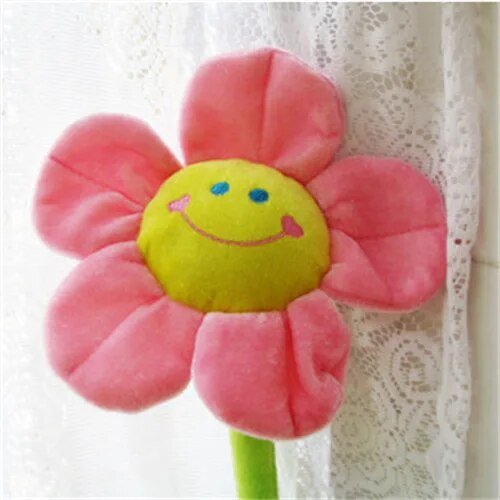 Flores de dibujos animados de tallo jumbo de peluche, 12-34" | 30-85 centímetros