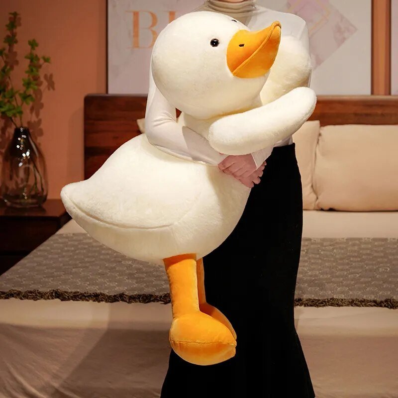 Plush Jumbo White Duck, 2-3.3' | 60-100 cm Plushie Produce