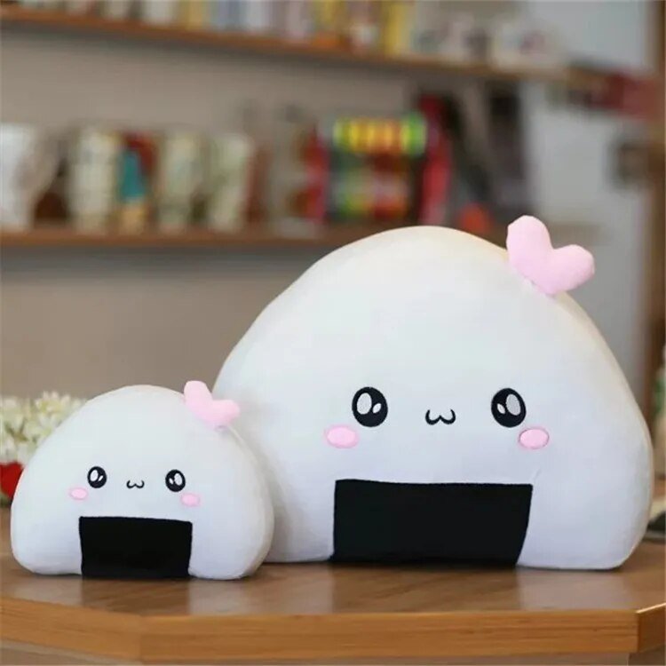 Kawaii Onigiri Peluche, 8"-14" | 20-36 centímetros