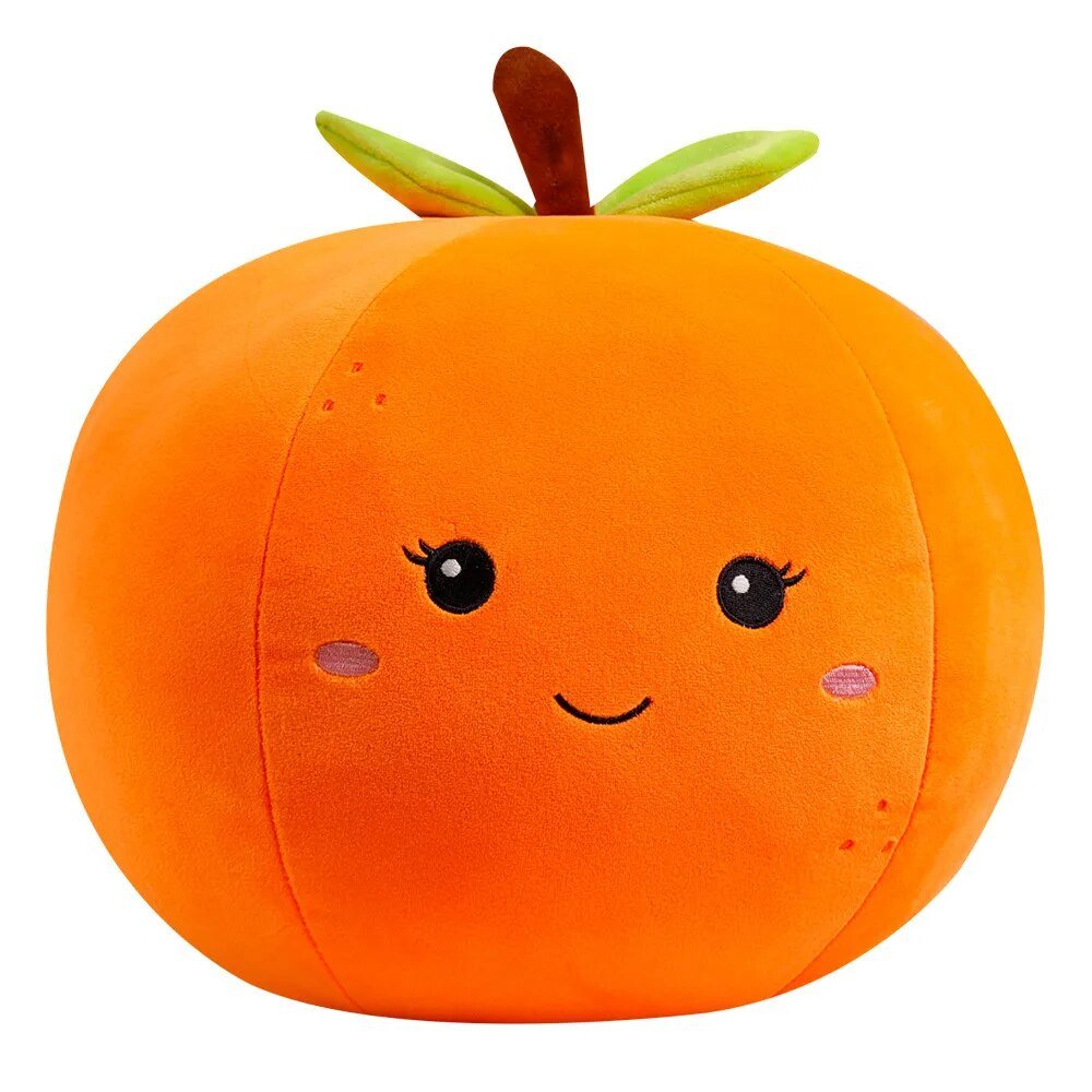 Pelúcia Grande Cartoon Laranja, 14" | 35 cm