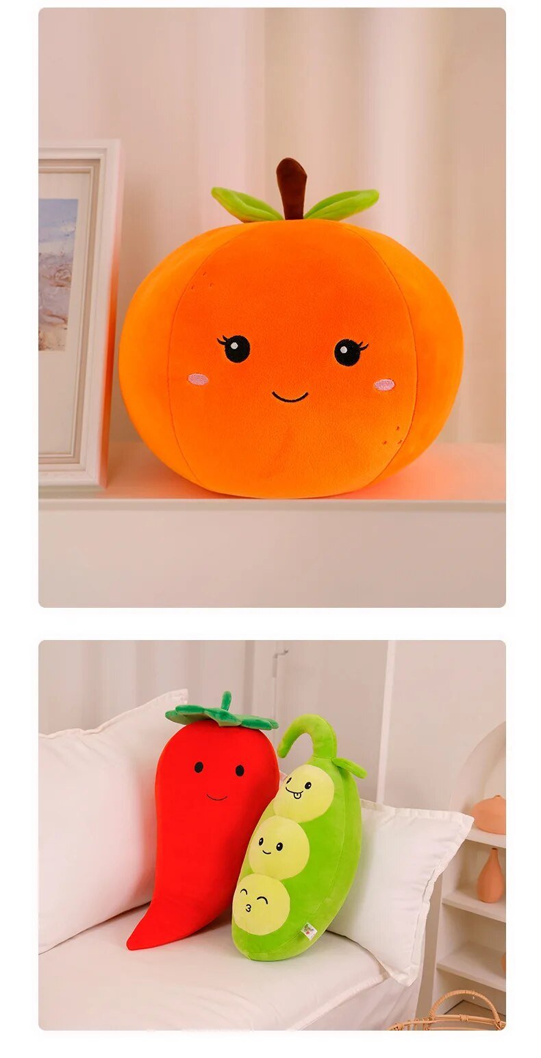 Large Orange Plushie, 14" | 35 cm