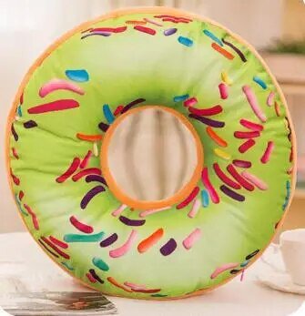 Large Realistic Donut Plushie, 20 Donut Styles, 16" | 40 cm