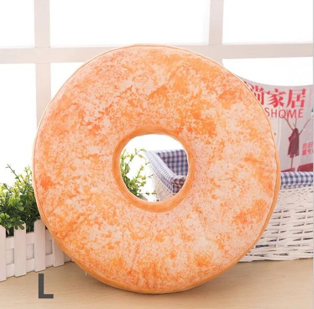 Pelúcia Grande Donut Realista, 20 Estilos de Donut, 16" | 40 centímetros