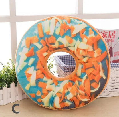 Peluş Büyük Gerçekçi Donut, 20 Donut Tarzı, 16" | 40 cm