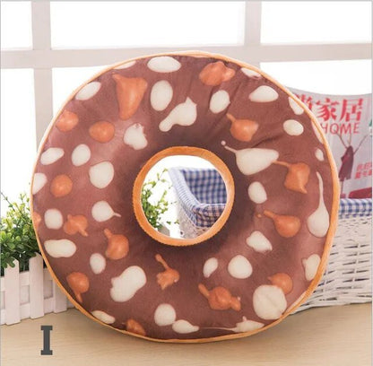 Peluche Grande Donut Réaliste, 20 Styles de Donut, 16" | 40 cm