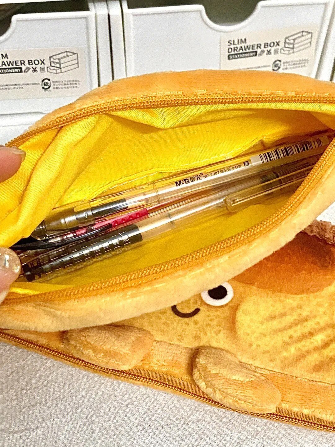 Plush Loaf of Bread Pencil Case, 9" | 23 cm