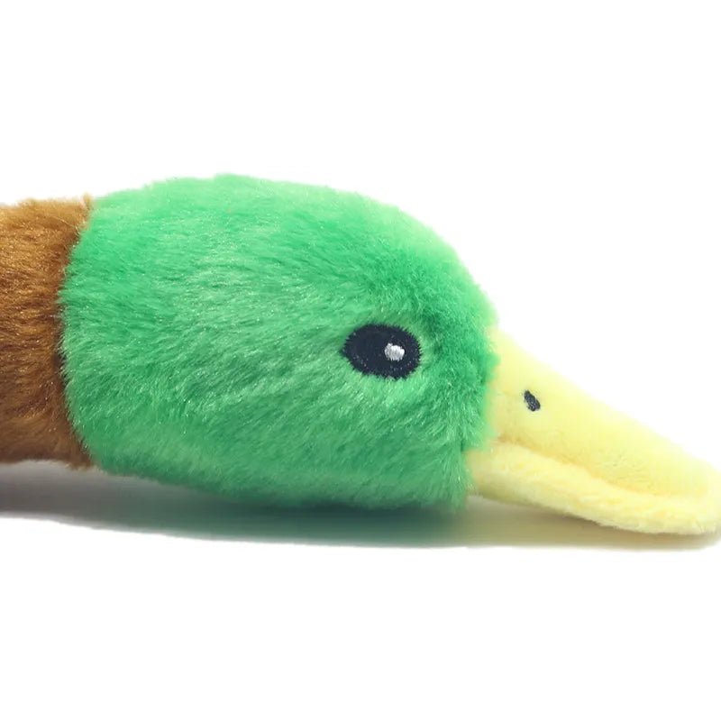 Plush Mallard Duck Dog Squeaky Chew Toy, 12-14" | 30-34 cm