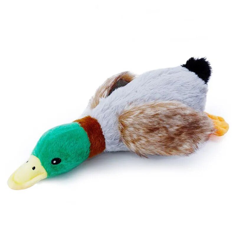 Plushie Mallard Duck Dog Squeaky Chew Toy, 12-14" | 30-34 cm - Plushie Produce