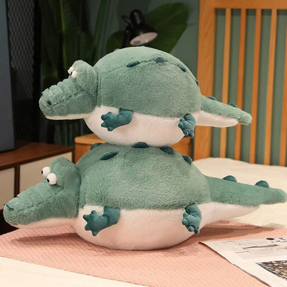 Plushie Obese Crocodile, 16-31" | 40-80 cm