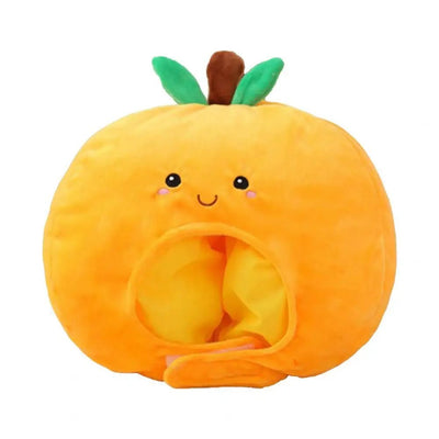 Plush Orange Novelty Hat, 14" | 35 cm plush toy – – – Image 2 | Plushie Produce