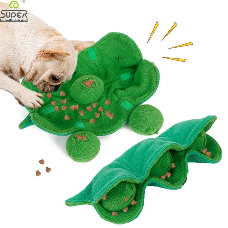 Plushie Peas in a Pod Dog Sniffing Toy, 12" | 31 cm