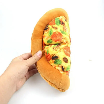 Plushie Pizza Dog Sniffing Toy, 9" | 24 cm - Plushie Produce