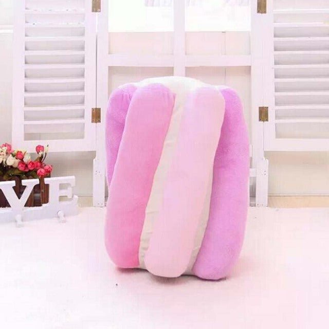 Marshmallow Candy Pillow Plush, 14x10" | 35x25 cm - Plush Produce