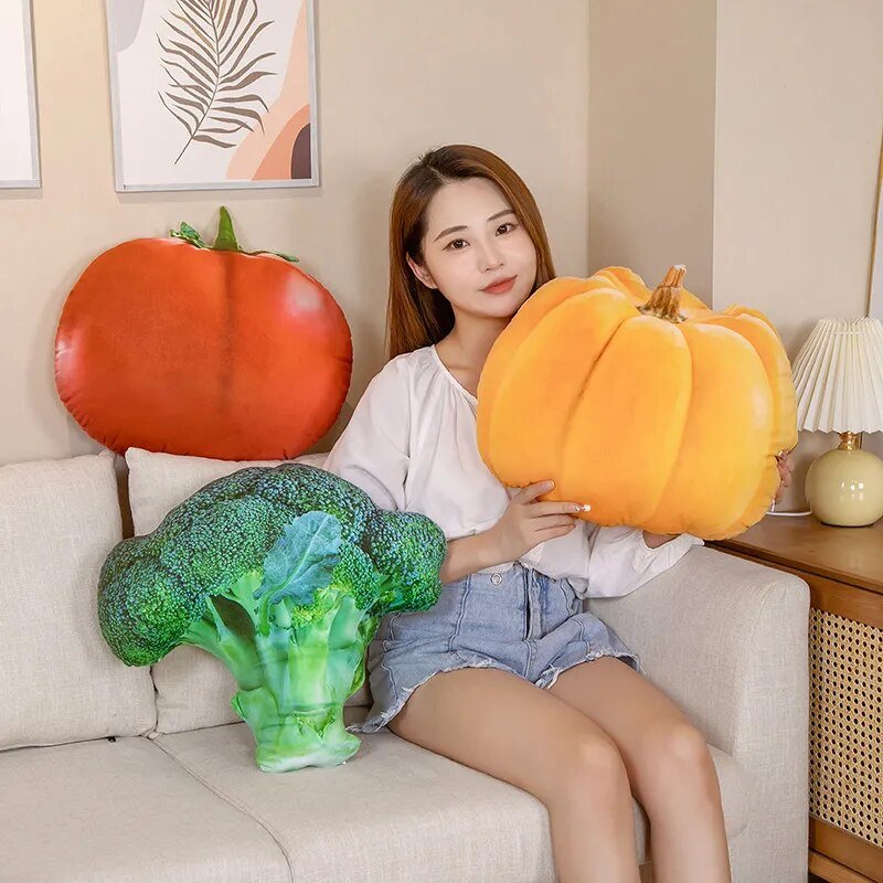 Plush Realistic Assorted Vegetables, 12 Styles, 17-34" | 42-87cm
