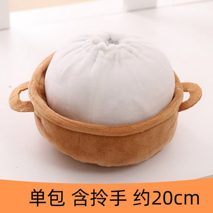 Realistic Plush Steamed Bao Buns, 8-26" | 20-65 cm - Plush Produce