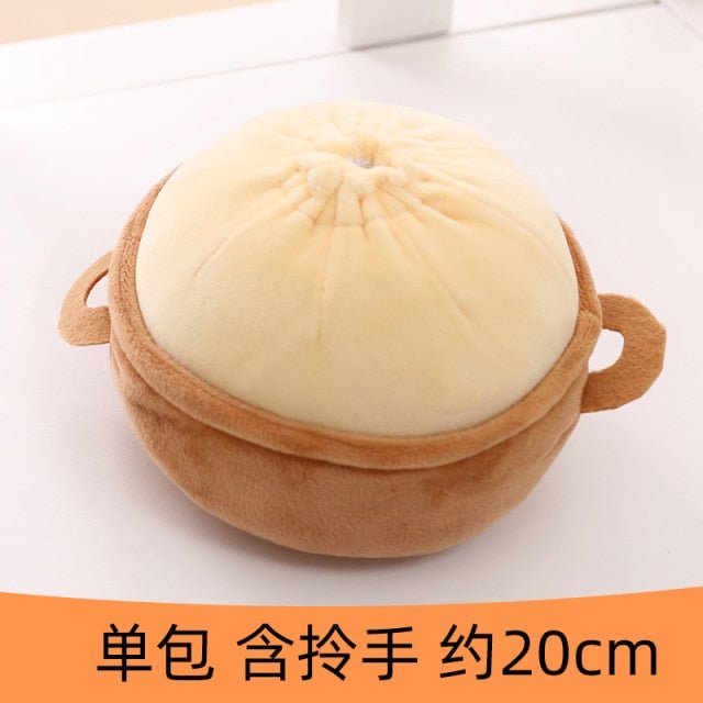 Realistic Plush Steamed Bao Buns, 8-26" | 20-65 cm - Plush Produce