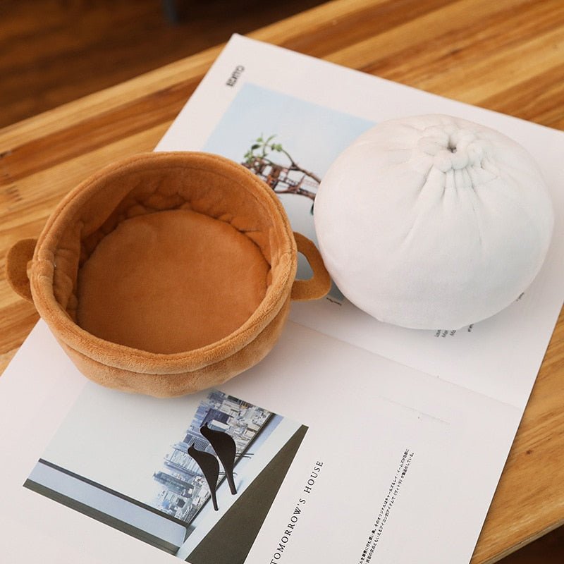 Realistic Plush Steamed Bao Buns, 8-26" | 20-65 cm - Plush Produce