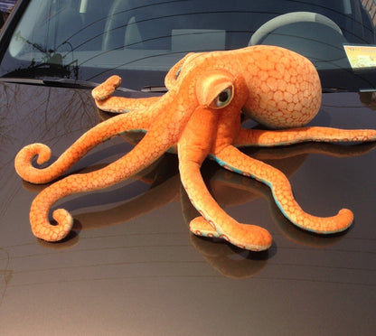 Plush Realistic Common Octopus, 1.1-2.5' | 35-75 cm Plushie Produce