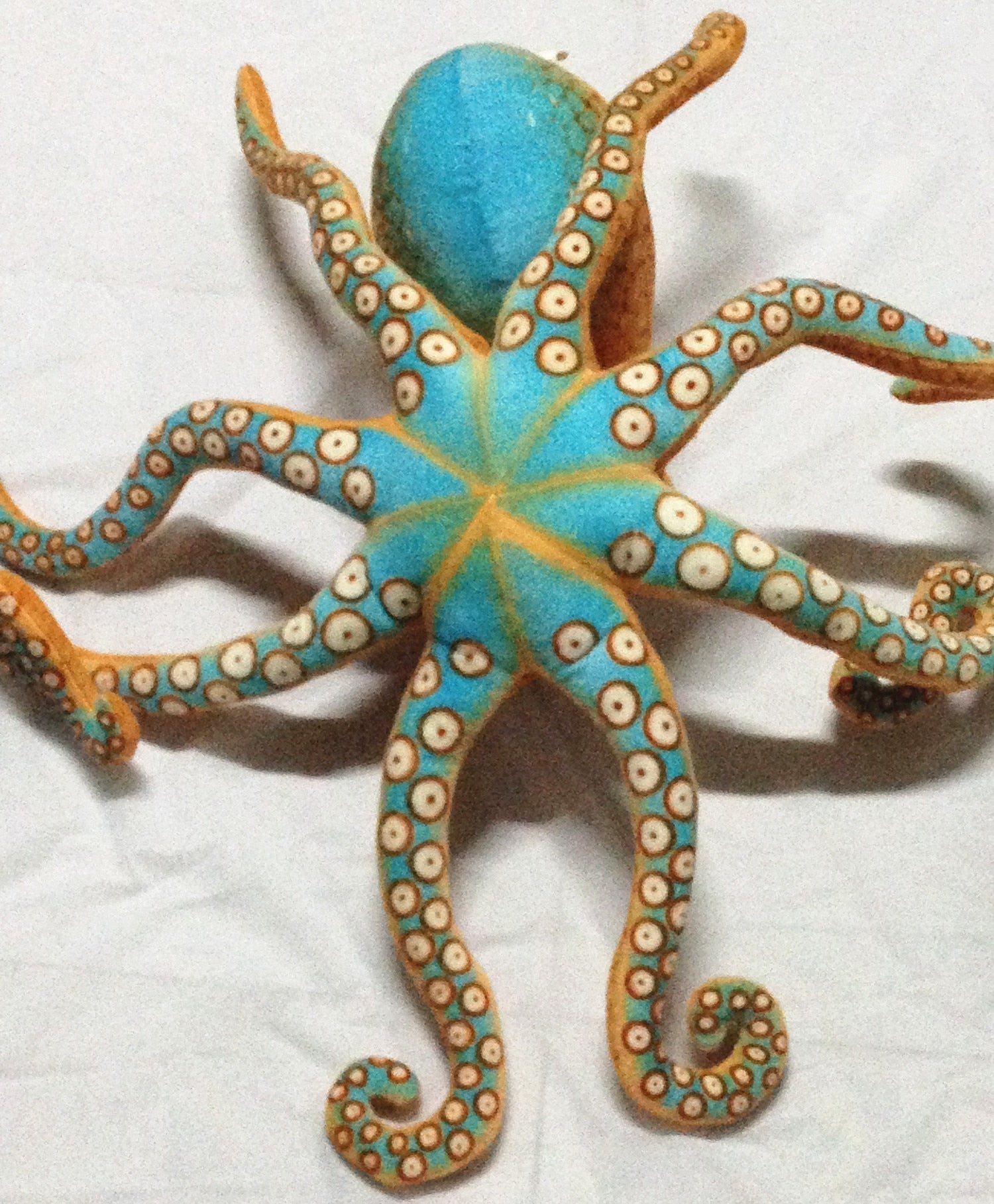 Plush Realistic Common Octopus, 1.1-2.5' | 35-75 cm Plushie Produce